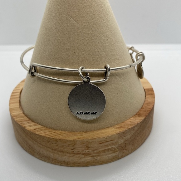 💙ALEX AND ANI💙Live Life with a Grateful Heart Bangle in Rafaelian Silver/GC - Picture 6 of 8